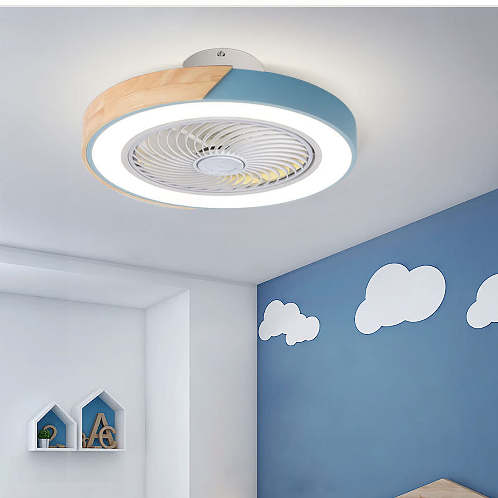 LenEurest 60W LED Ceiling Fan with Remote Control - 3-Color Dimmable Light, Silent Operation, Timer Function - Perfect for Living Room, Dining Room & Bedroom - Energy Efficient Cooling & Lighting Solution for Home & Office