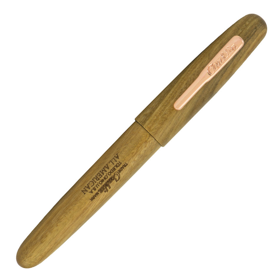 Conklin All American 898 Limited Edition Rollerball Pen - Pau Preto Wood with Rose Gold Trim | Premium Writing Instrument for Business Professionals & Gift Giving