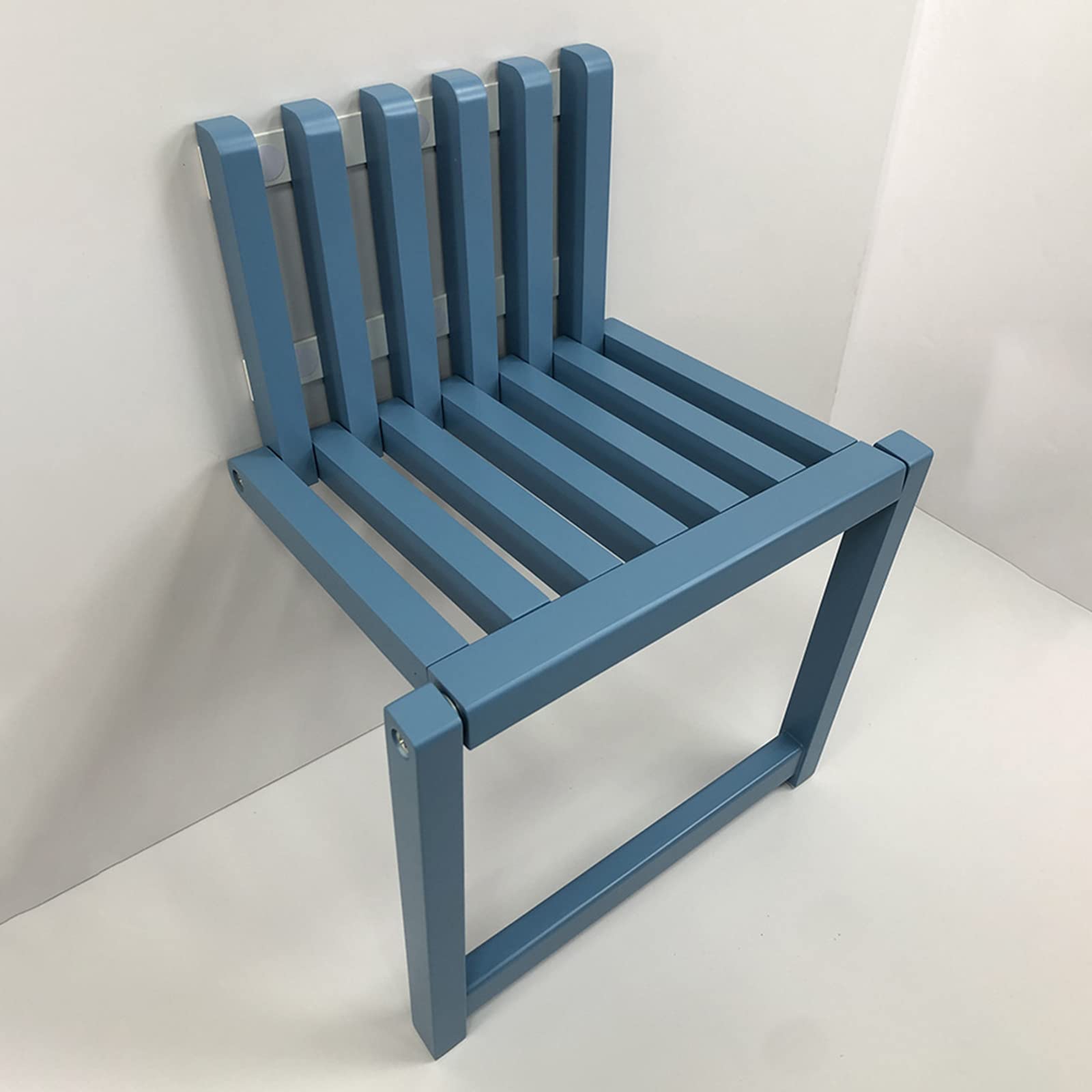 WYFFF Wall Mounted Shower Seat - Foldable Wooden Stool for Bathroom, Living Room & Bedroom | Space-Saving Invisible Wall Chair | Perfect for Elderly, Kids & Small Spaces | Durable Shoe Bench & Seating Solution