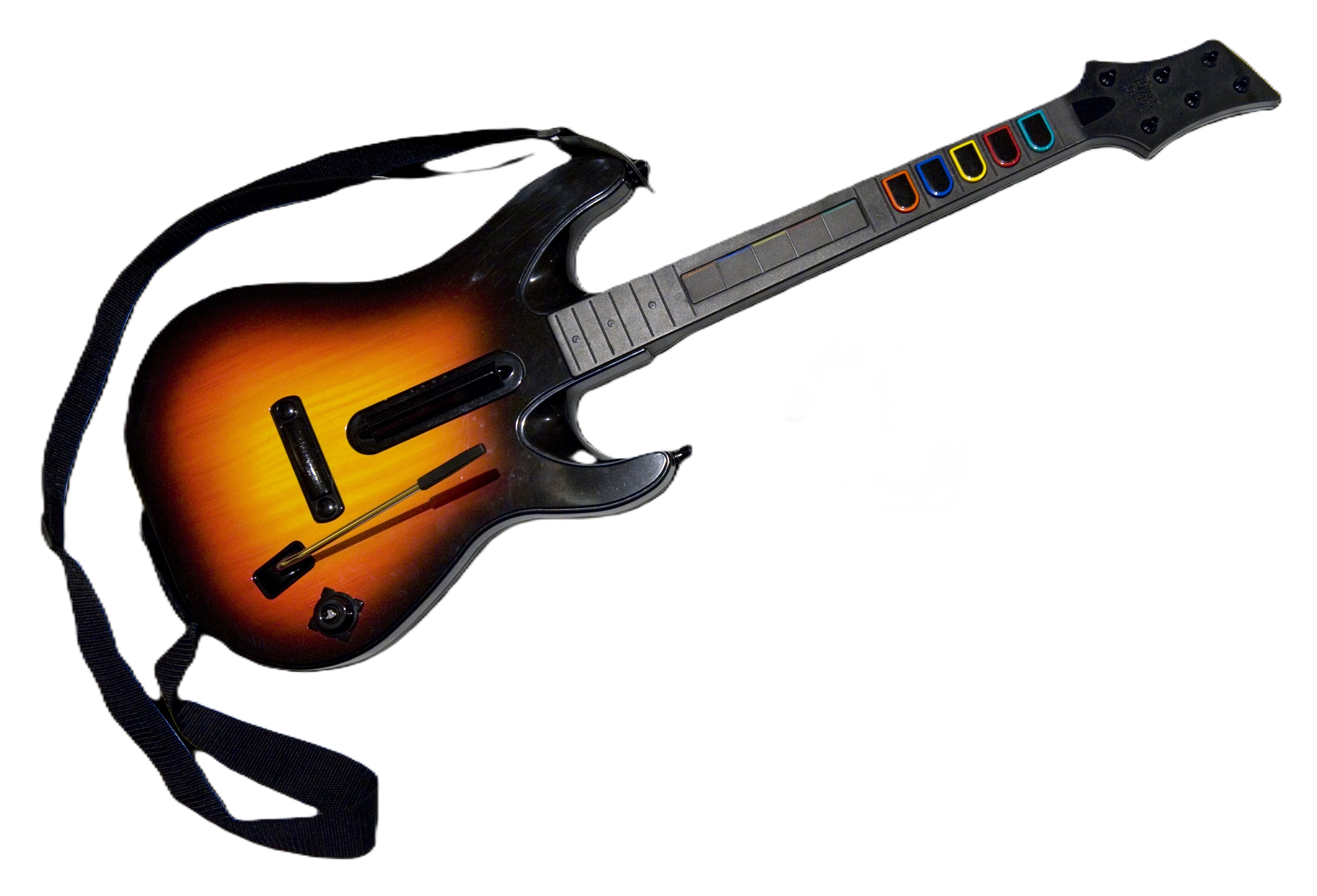 Guitar Hero World Tour Wireless Guitar Controller for PS3, Xbox 360 & Wii - Sunburst Finish | Authentic Game Accessory for Rock Band & Music Games | Perfect for Parties, Gaming Nights & Music Lovers