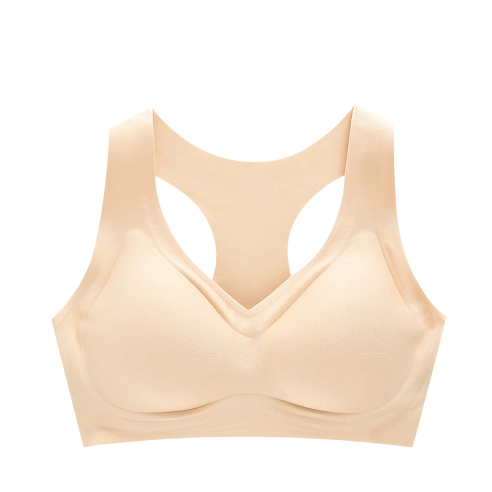 High Impact Racerback Sports Bras for Women - Plus Size, Wirefree Support for Running & Workouts