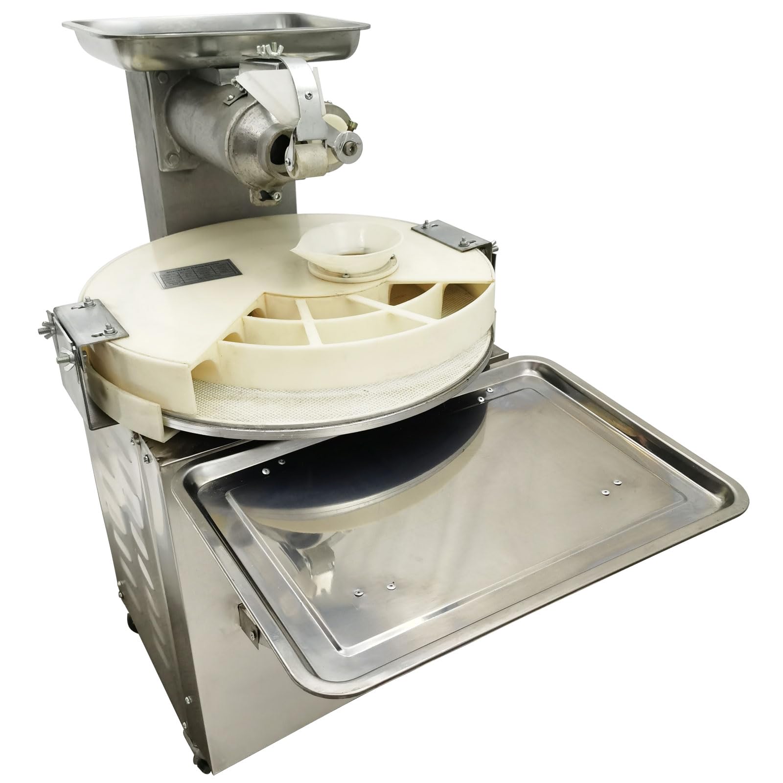 110V 1500W Stainless Steel Dough Divider & Rounding Machine | Commercial Steamed Bun Maker | 3.70oz-5.47oz (105g-155g) Capacity | Perfect for Bakery, Restaurant & Food Production