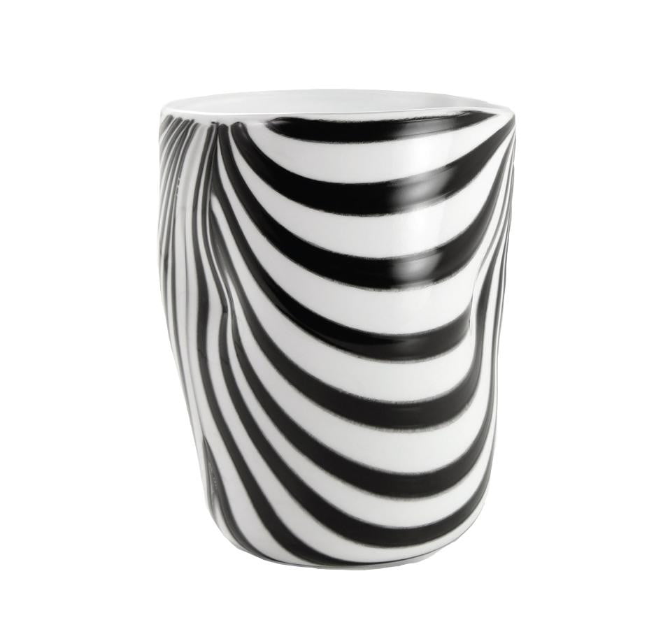 PRE ORDER Burian Glasses - White Wave (Set of 6) | Trendy Acrylic Drinking Glasses for Cocktails, Juice & Iced Coffee | Perfect for Home Bar, Parties & Restaurant Use