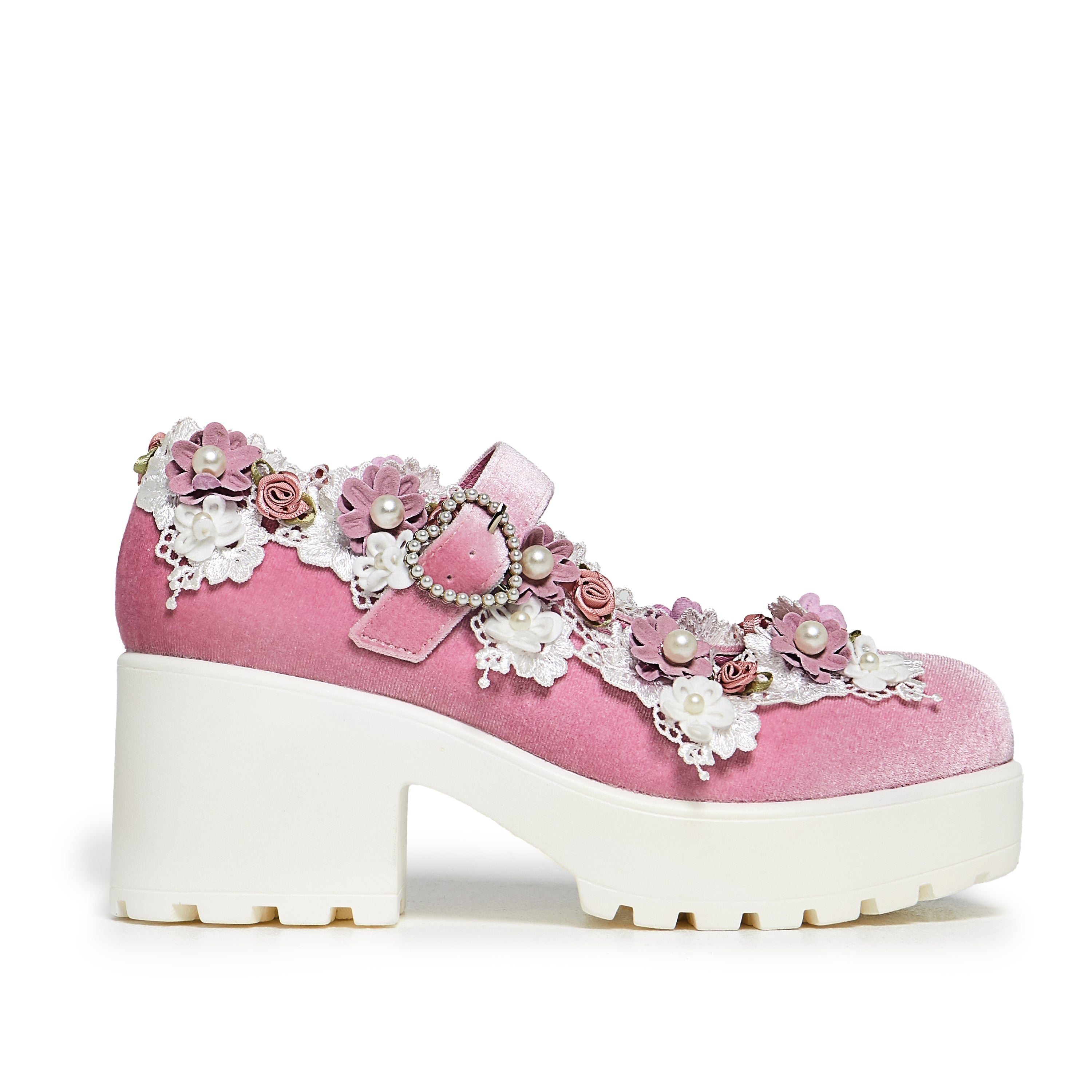 Pink Mary Jane Shoes for Women - Fairy Powder Edition | Comfortable & Stylish Flats for Casual Wear, Work, and Special Occasions