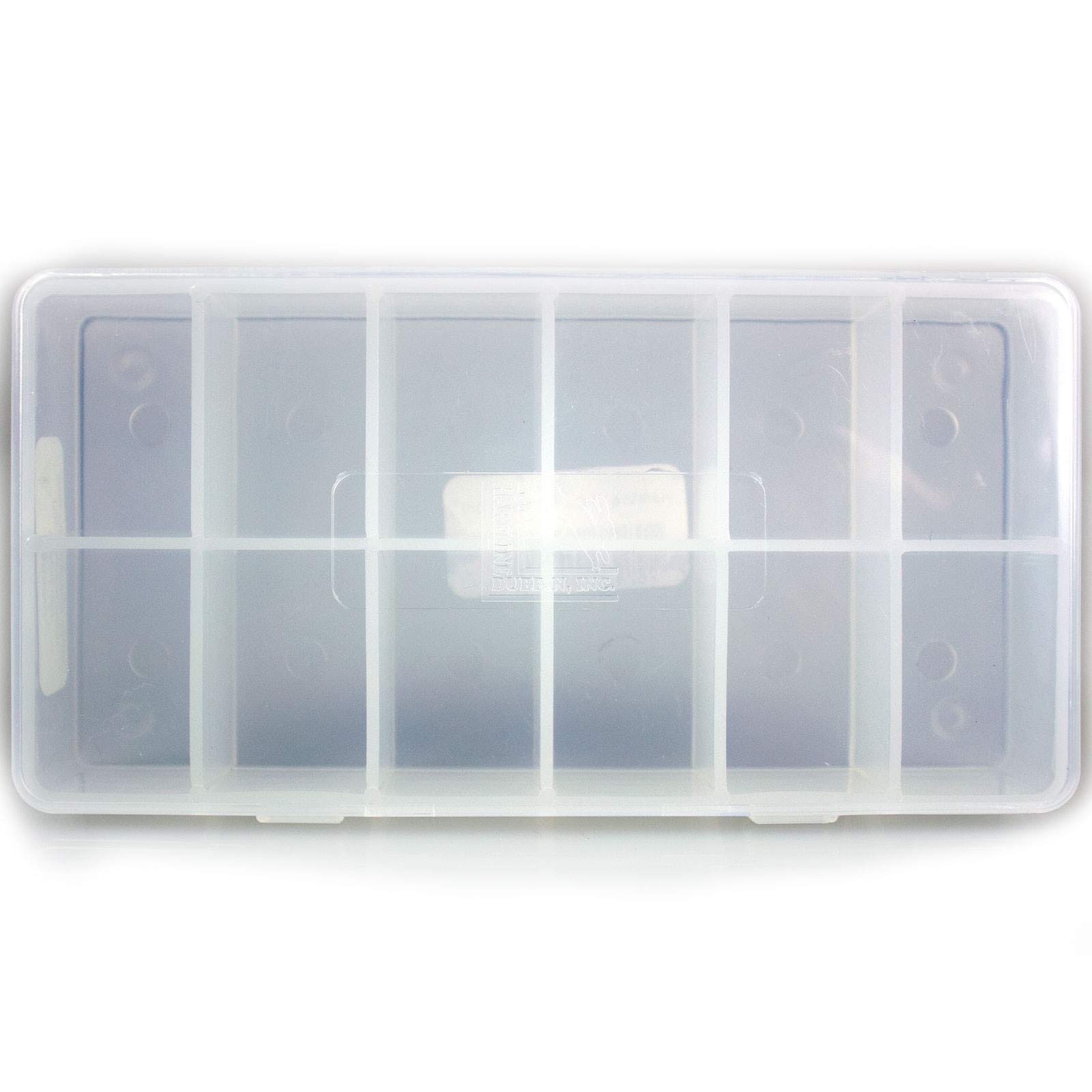 Hareline 12 Compartment Drilled Dubbing Box - Fly Tying Organizer for Fishing Flies, Beads & Hooks | Perfect for Fly Fishing Enthusiasts & Anglers
