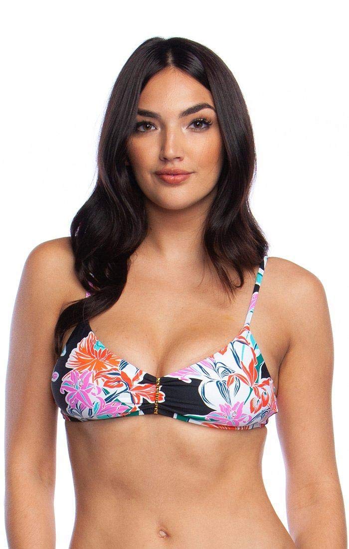Trina Turk Women's Bralette Hipster Bikini Swimsuit Top - Comfortable Swimwear for Beach, Pool & Vacation | Stylish & Supportive Design