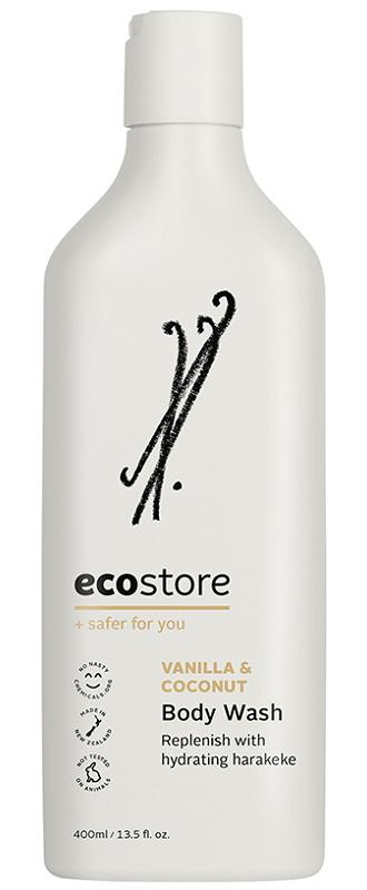 Organic Coconut Vanilla Body Wash for Sensitive Skin - Eco-Friendly & Hydrating - Perfect for Daily Shower & Spa Relaxation at Home