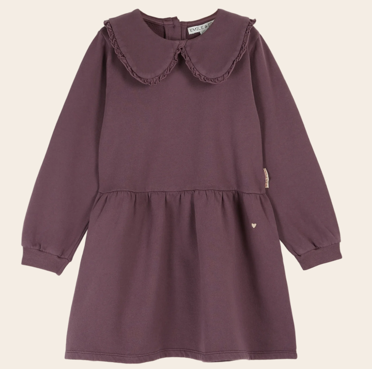EMILE & IDA Mineral Dye Dress for Girls (Size 2-12A) - Perfect for School, Parties & Special Occasions