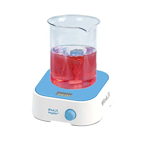 DAIHAN Mini Digital Magnetic Stirrer - 100-2500 RPM Adjustable Speed, Waterproof Lab Stirring Hotplate with Included Stir Bar (120x120mm) - Perfect for Chemistry Experiments, Laboratory Mixing & Science Classrooms