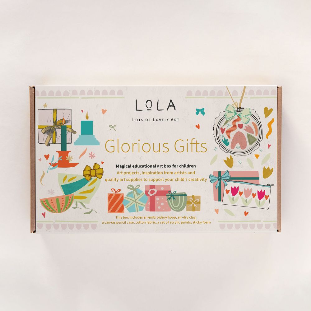 LoLA Glorious Gifts Art Box - Premium Handmade Gift Set for Birthdays, Anniversaries & Special Occasions - Perfect for Artists, Craft Lovers & DIY Enthusiasts