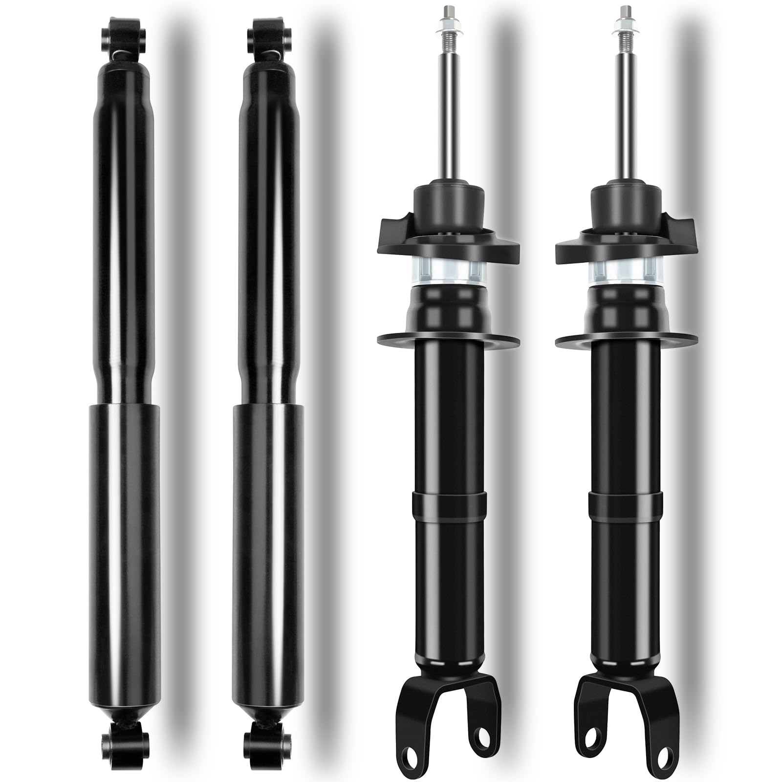 4x AUTOMUTO Shock Absorbers Struts - Compatible with 2009-2010 Dodge Ram 1500 & 2011-2015 Ram 1500 (Front & Rear) - OE# 340028 KG54342 - Smooth Ride for Off-Roading, Towing & Daily Commuting