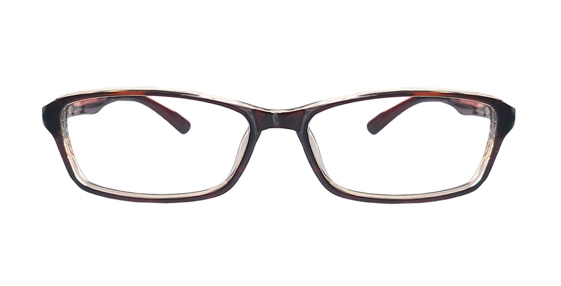 ST253 Brown Crystal Reading Glasses - Stylish & Comfortable Eyewear for Women & Men - Perfect for Reading, Working, and Computer Use