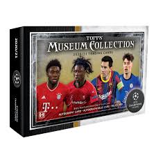 2020-21 Topps Museum Collection UEFA Champions League Soccer Hobby Box - Authentic Soccer Trading Cards for Collectors & Fans - Perfect for Gifts, Investments & Game Day Excitement