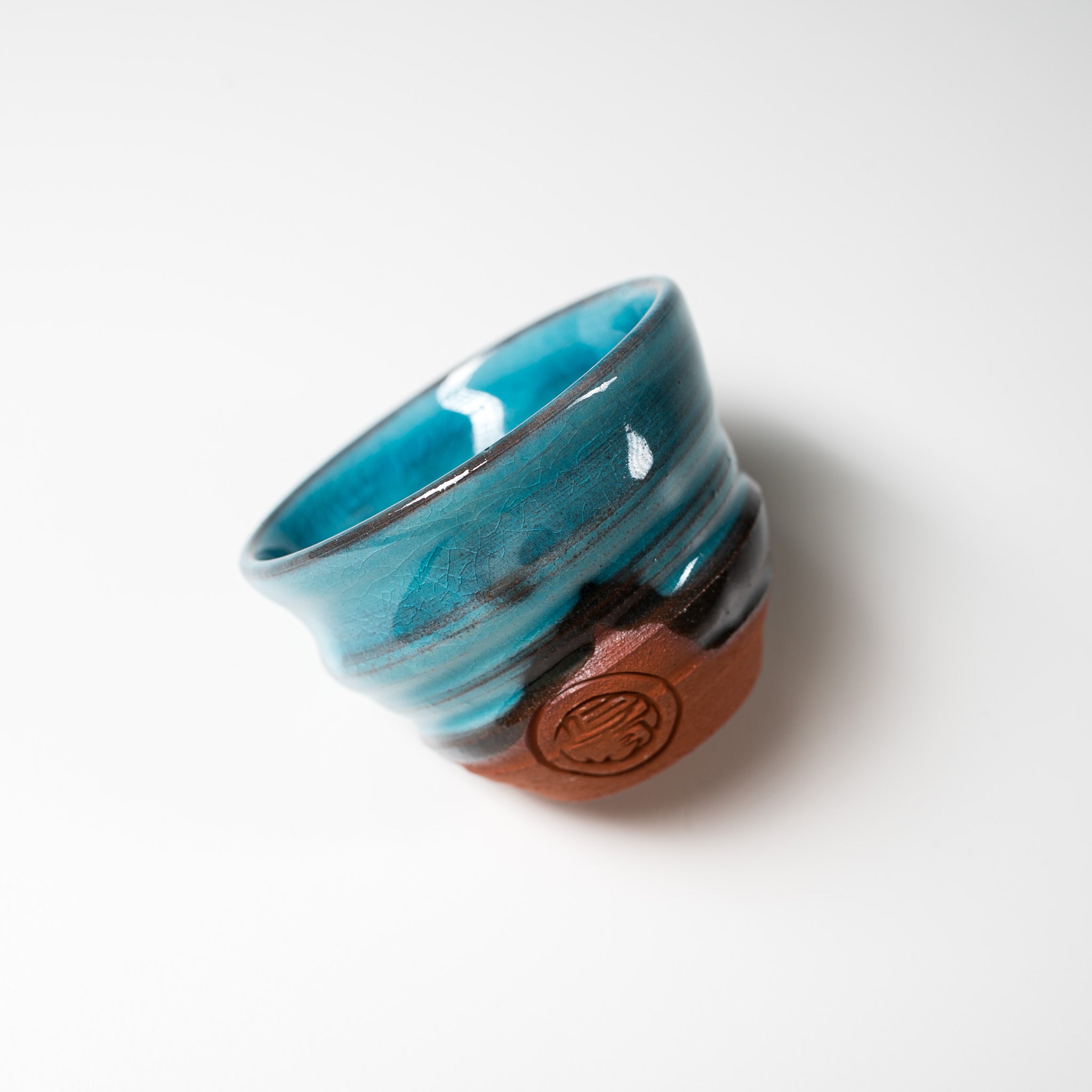 NINSHU Sake Cup Set - Handcrafted Japanese Ceramic Teacups in Souku Blue (Sky Blue) - Perfect for Sake, Tea, and Small Desserts