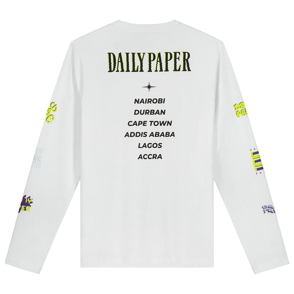 DAILY PAPER HEFF White T-Shirt for Men - Premium Cotton Casual Tee - Streetwear Fashion - Perfect for Everyday Wear & Urban Style