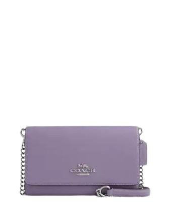 Coach Signature Flap Clutch Crossbody Bag for Women - Stylish Leather Shoulder Purse with Adjustable Strap, Perfect for Date Night, Parties & Daily Essentials