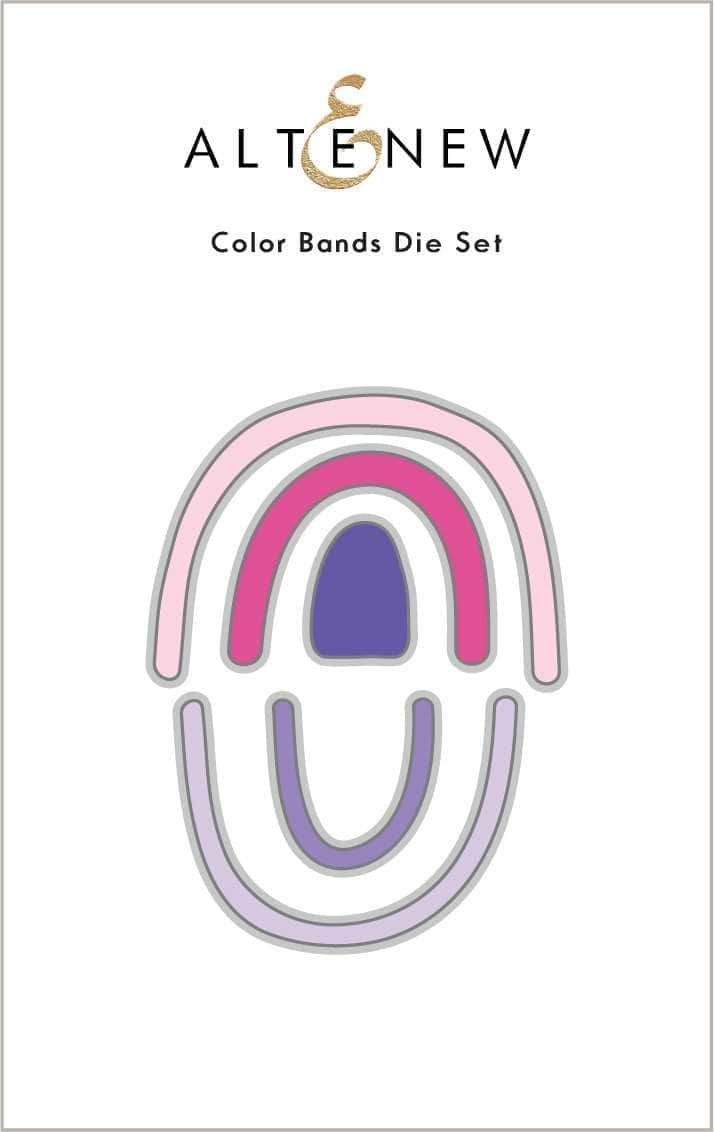 Color Bands Die Set for Scrapbooking, Card Making & DIY Crafts - Perfect for Paper Cutting, Stamping & Craft Projects