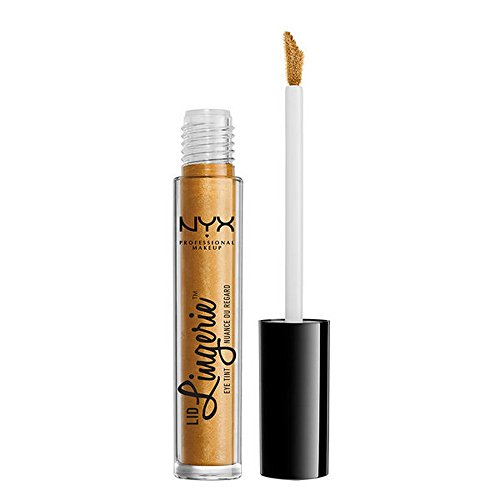 Nyx Professional Makeup Lid Lingerie Eye Tint - Gold Standard Shimmer Eyeshadow (4ml) | Long-Lasting Liquid Eyeshadow for Day & Night Makeup Looks