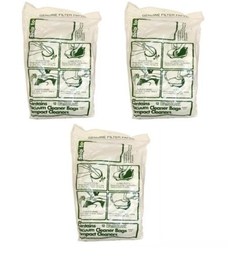 36 Allergy Bags for TriStar Compact Miracle Mate & Vortech Vacuums - HEPA Filtration Dust Bags for Pet Hair, Allergens & Dust - Perfect for Homes with Allergies & Pets