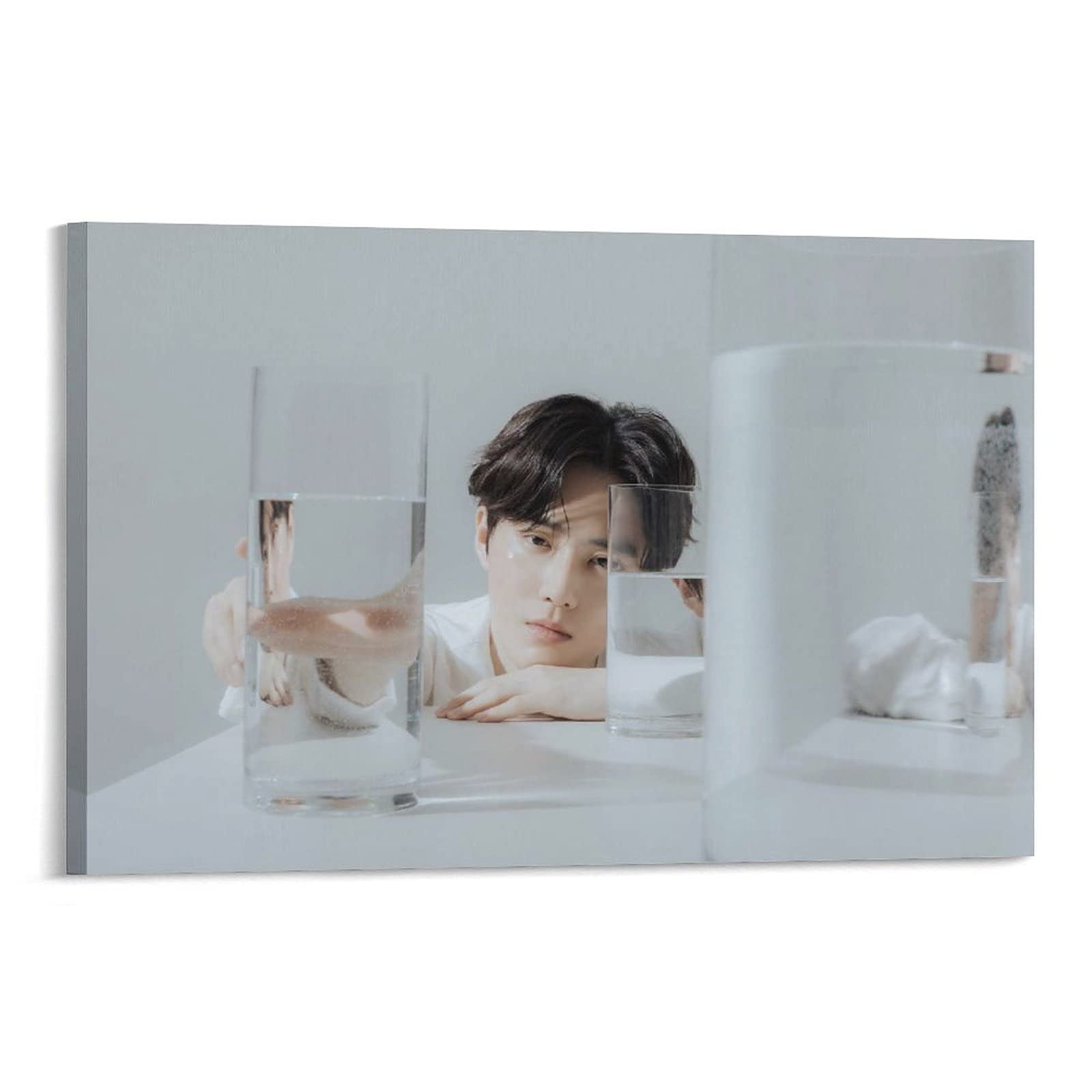 EXO Suho Self Portrait Kpop Poster - Cool Canvas Wall Art for Living Room & Bedroom Decor, 8x12 Inches (20x30cm) - Perfect for Kpop Fans, Music Lovers & Home Styling