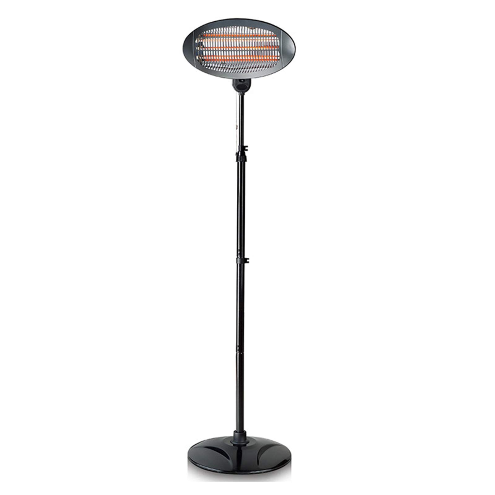 LHJJ Freestanding Electric Patio Heater - Adjustable Height Umbrella-Style Outdoor Heater with Infrared Technology for Indoor/Outdoor Use - Perfect for Backyard, Deck, Garden, and Patio Warming
