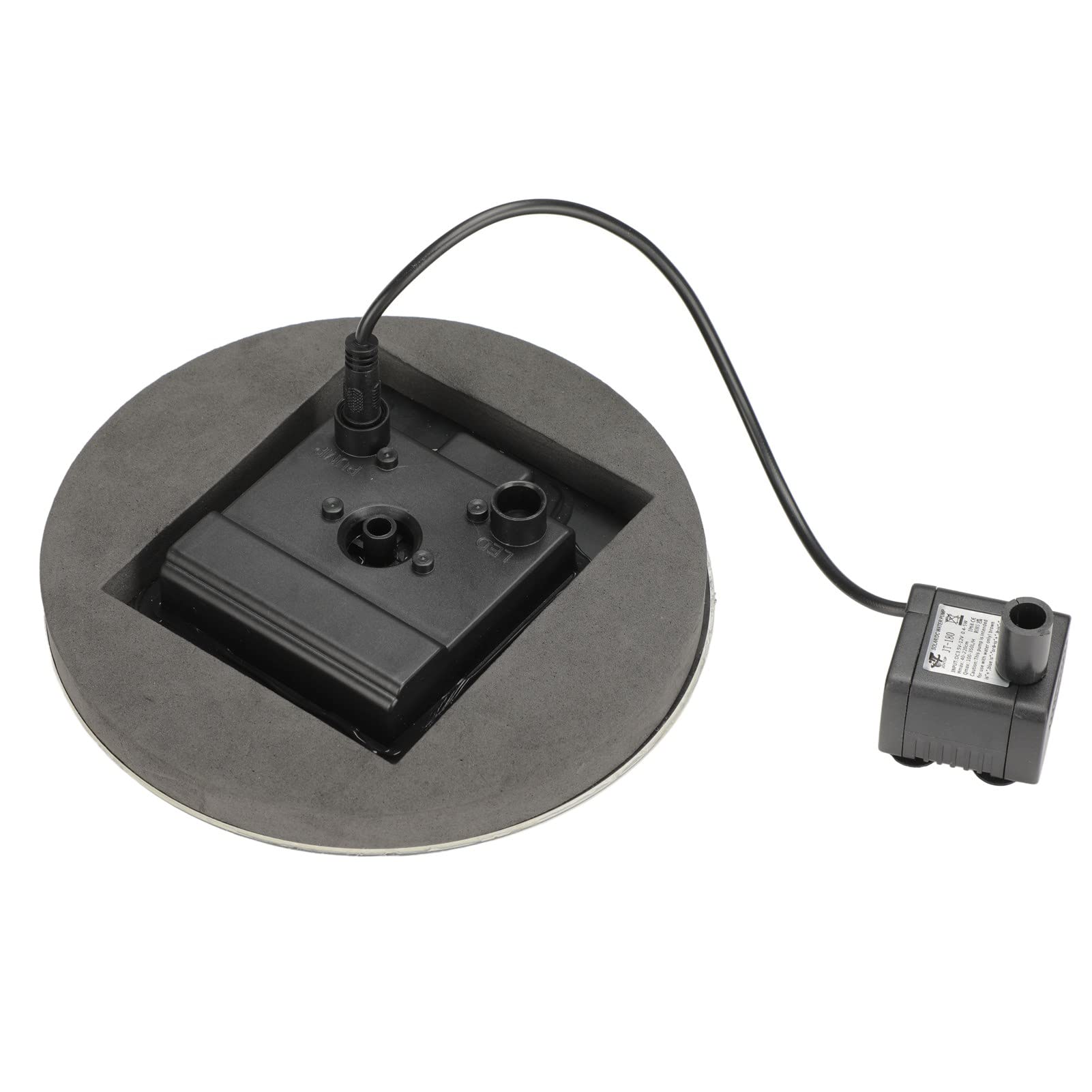 Zerodis 1.4W Solar Powered Water Pump with LED Lights - Floating Solar Fountain for Bird Bath, Garden Pond, Pool & Outdoor Decor - Perfect for Backyard, Patio and Landscape Decoration