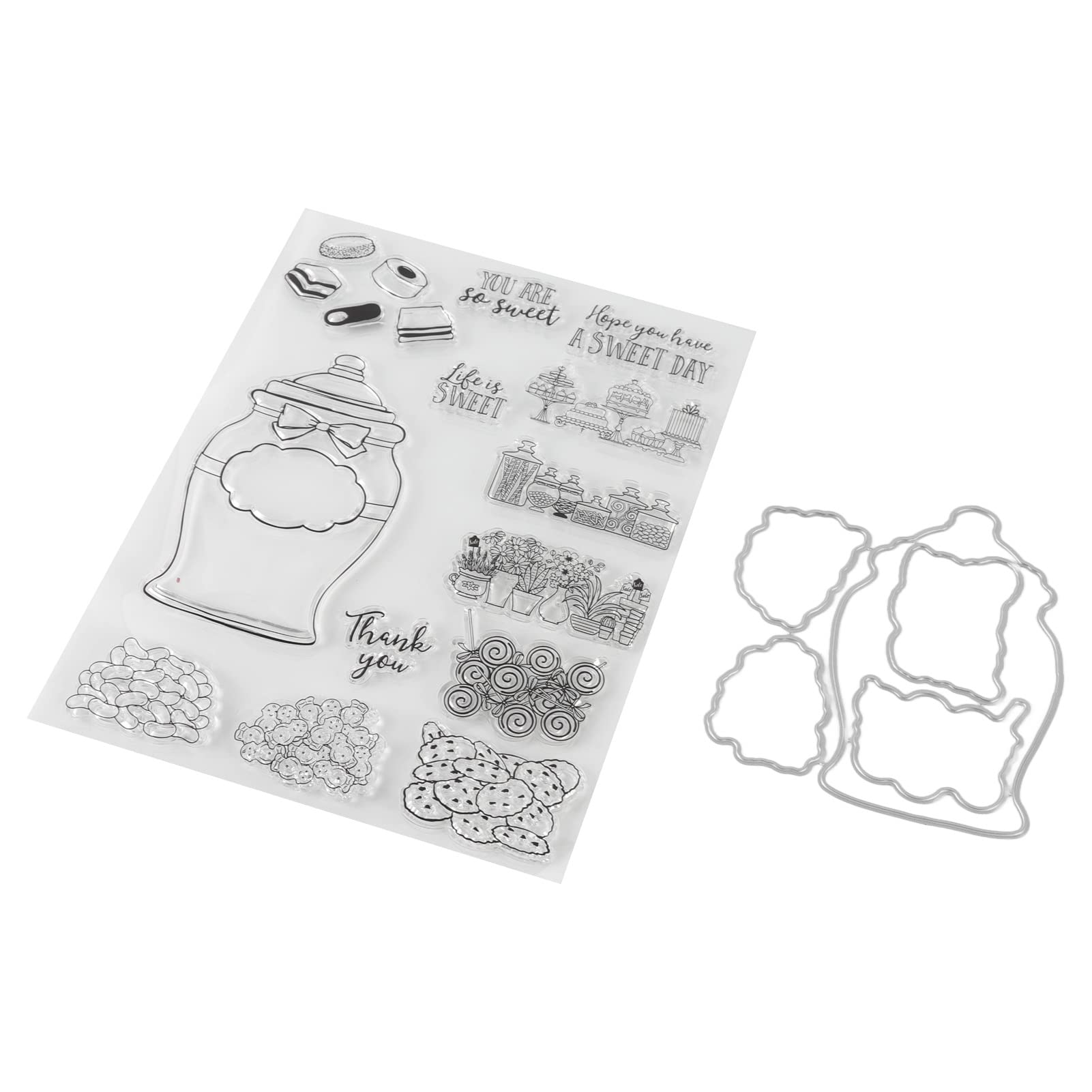 Omabeta Clear Stamps - Premium TPR DIY for Envelopes & Scrapbooking