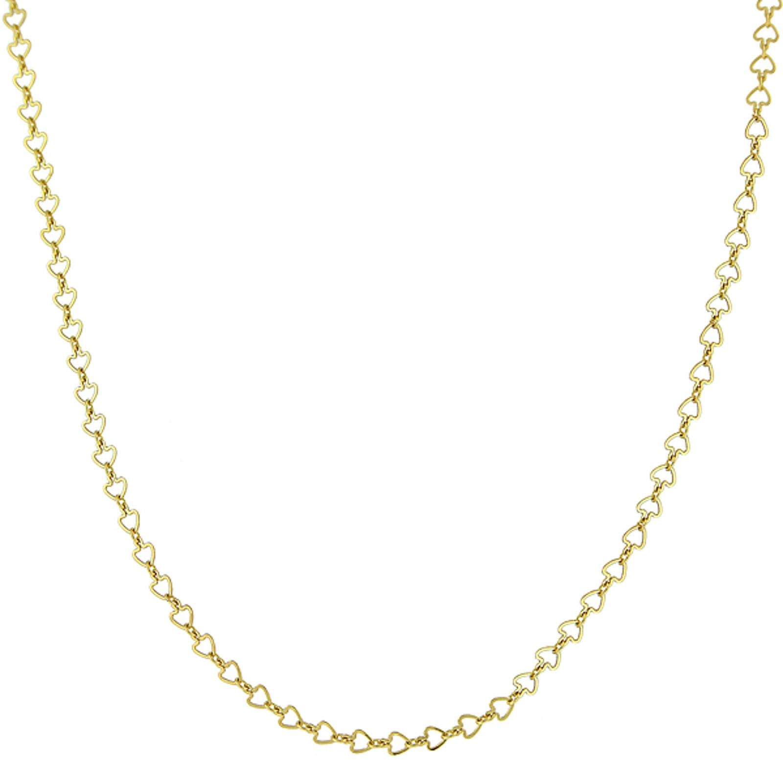 1928 Gold Heart Chain Necklace for Women - 16 Inch Dainty Layering Jewelry Gift for Her - Perfect for Valentine's Day, Anniversary & Everyday Elegance