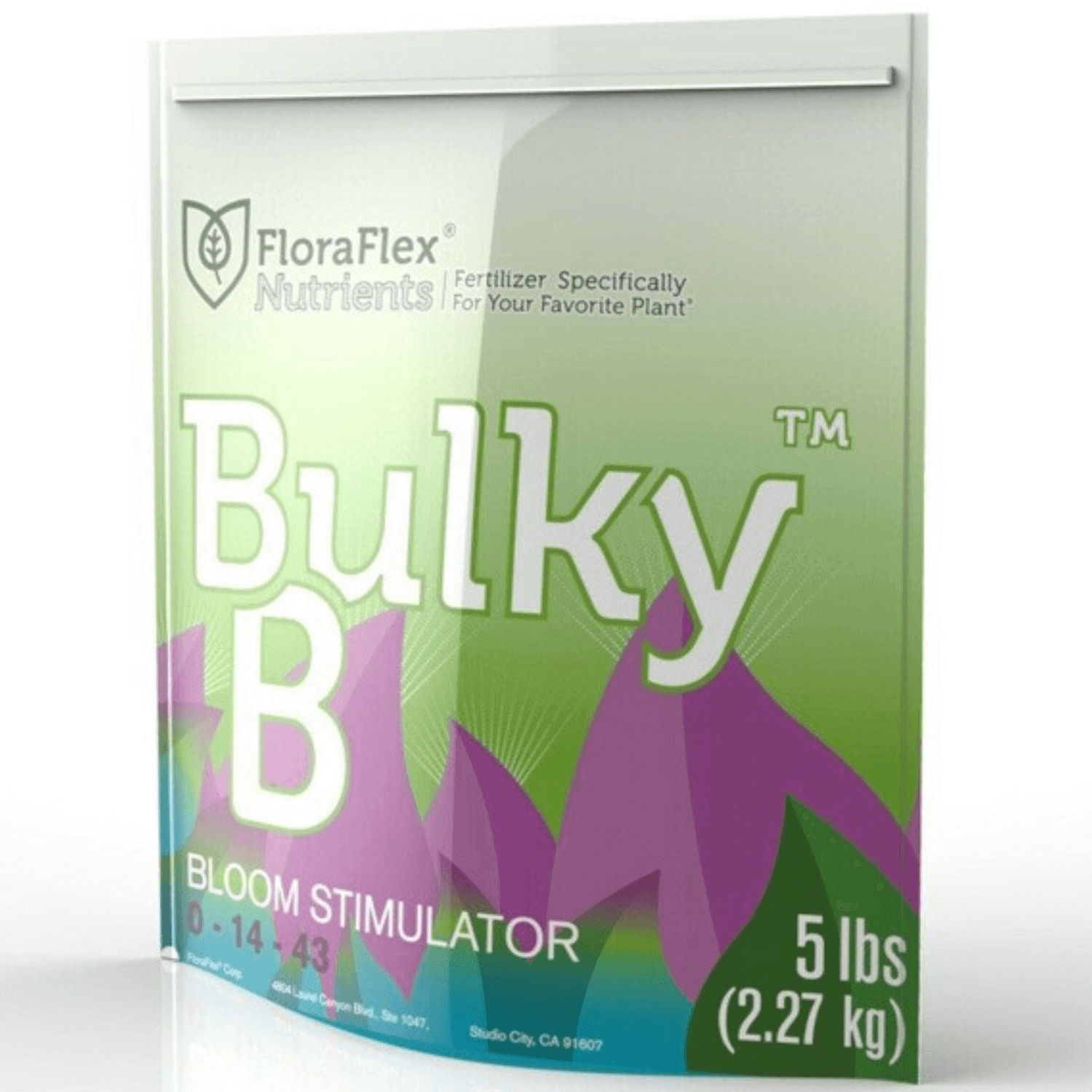 FloraFlex Bulky B Nutrients 5 lb Bag - Premium Hydroponic Plant Food for Indoor & Outdoor Gardening, Ideal for Vegetables, Herbs, and Flowers