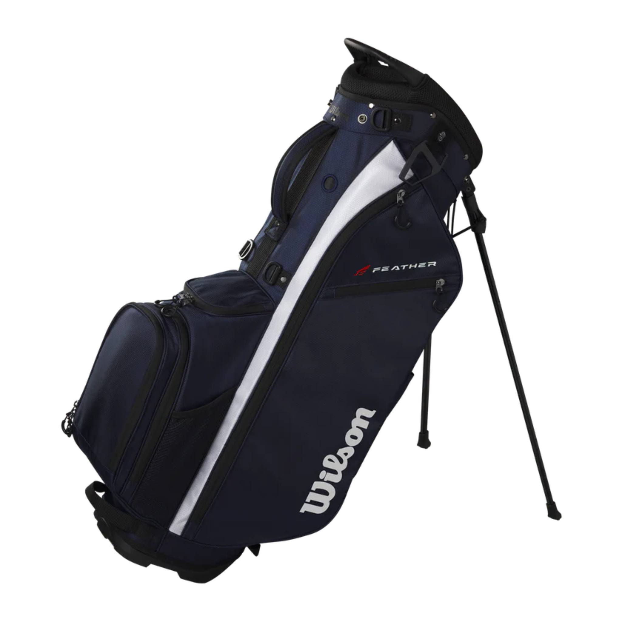 Wilson 2025 Feather Stand Golf Bag - Lightweight & Durable Golf Stand Bag for Men & Women - Perfect for Course, Driving Range & Tournament Play