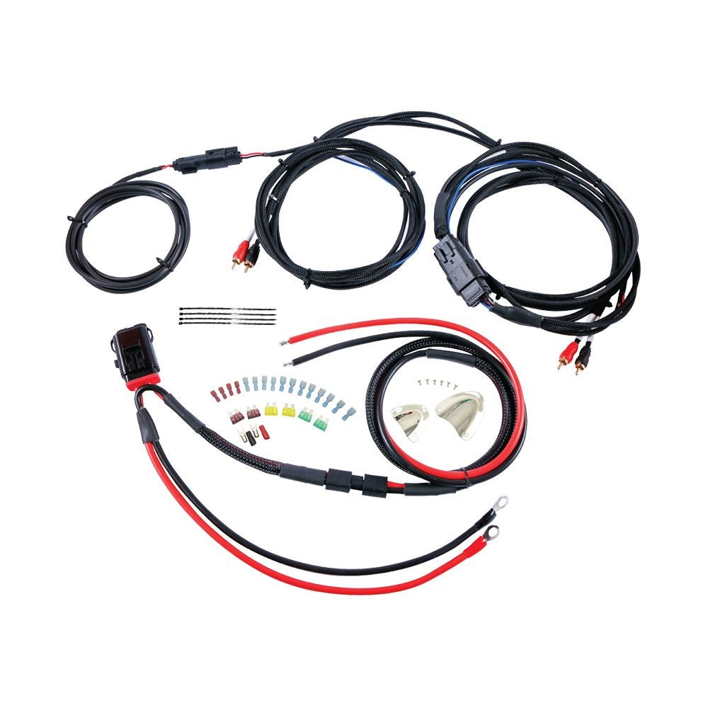 Diamond Audio MSHR2 Harley Davidson 2 Channel Audio Wiring Kit for All Harley Baggers (1998-2019) - Perfect for Motorcycle Stereo Upgrades & Custom Sound Systems