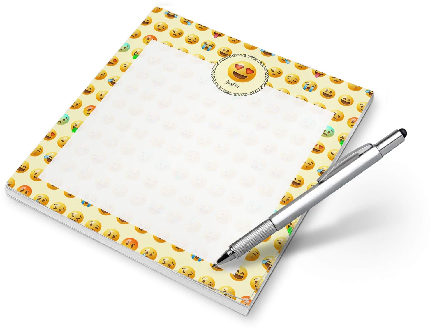 Personalized Emoji Notepad - Fun & Customizable Notebook for Journaling, Notes & Gifts - Perfect for School, Office & Daily Use