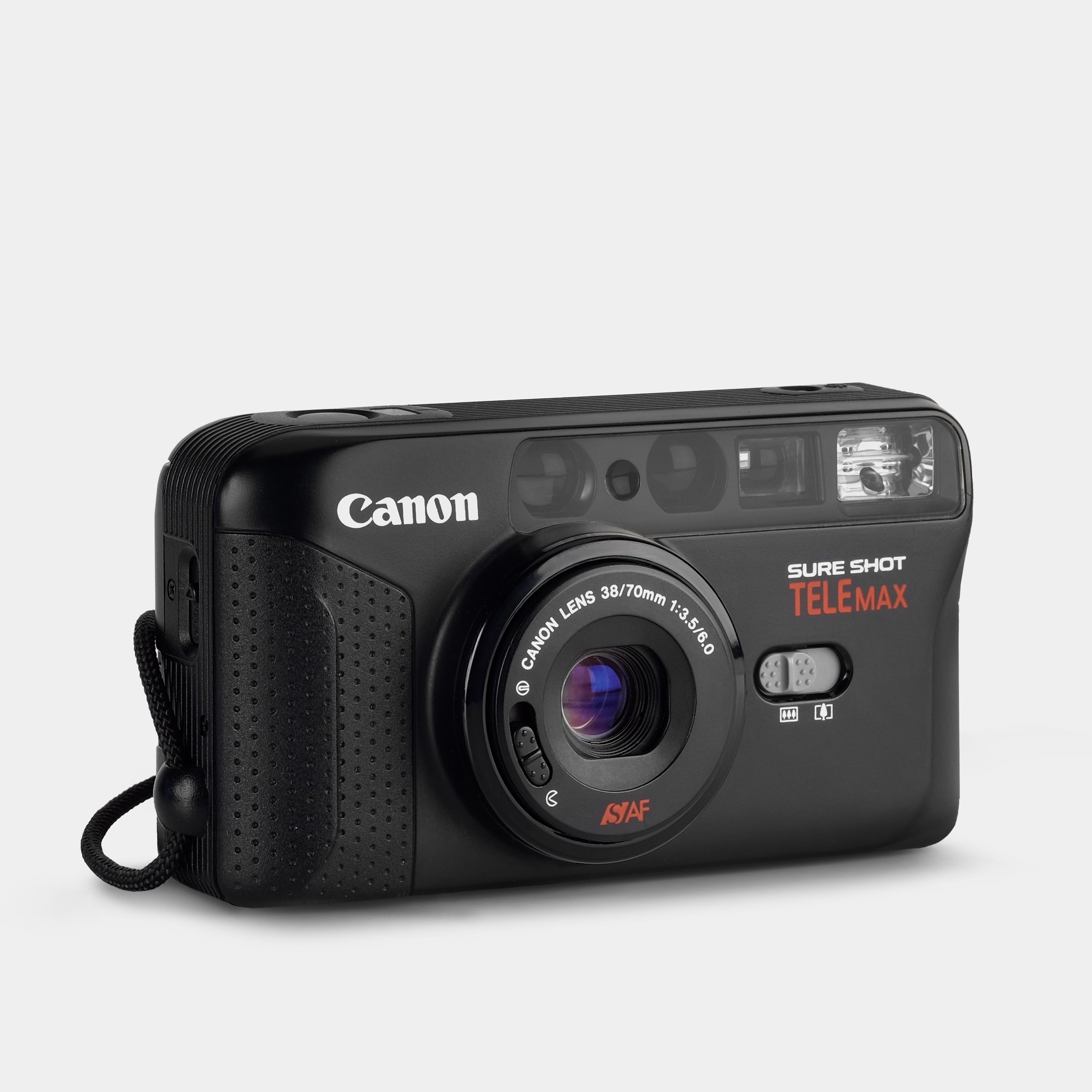 Canon Sure Shot Tele Max 35mm Film Camera - Vintage Point & Shoot Camera with 38-80mm Zoom Lens | Perfect for Travel, Street Photography & Film Enthusiasts