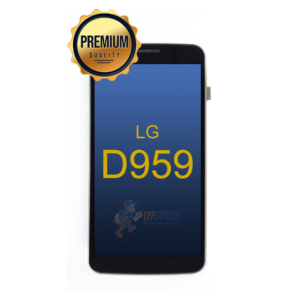LG G Flex D959 Premium LCD Screen Assembly with Frame - Black | Replacement Display for LG G Flex D959 | Perfect for DIY Phone Repairs & Screen Replacements