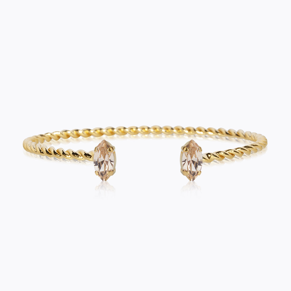 Petite Navette Bracelet - Elegant Light Silk Jewelry for Women | Perfect for Weddings, Parties & Special Occasions