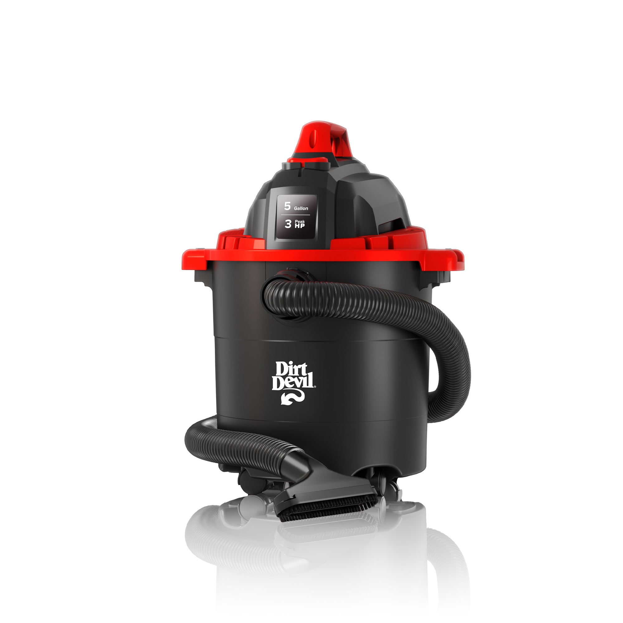 5 Gallon Wet/Dry Vacuum Cleaner - Powerful Shop Vac for Home, Garage & Car Cleaning - Ideal for Dust, Debris & Liquid Spills