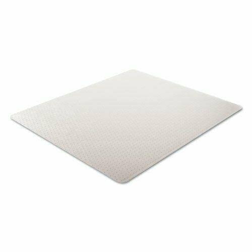 Studded Chair Mat for Flat Pile Carpet - 46 x 60 Inch Office Chair Mat for Carpet Protection, Heavy Duty Desk Floor Mat - Perfect for Home Office, Computer Desk & Rolling Chairs