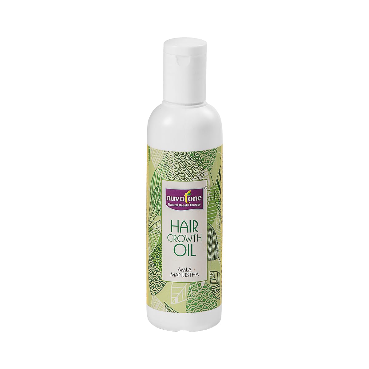 Nuvotone Amla-Manjistha Hair Oil for Hair Growth & Anti-Hair Fall - Promotes Thick, Shiny & Strong Hair with Hibiscus, Bhringraj & Castor Oil | 100ml | Perfect for Daily Hair Care & Scalp Massage