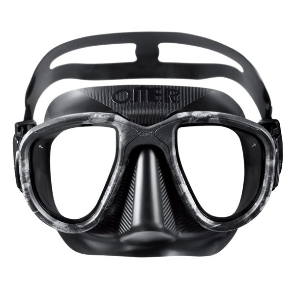 Omer Alien Blackmoon - Premium Quality Diving Mask for Scuba & Snorkeling - Perfect for Underwater Adventures & Marine Exploration