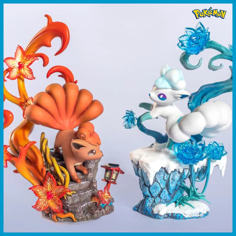 Pokemon Alolan Vulpix Figure - Cute Anime Collectible Figurine for Display, Gifts & Pokemon Fans | Perfect for Home Decor, Office Desk & Anime Collections