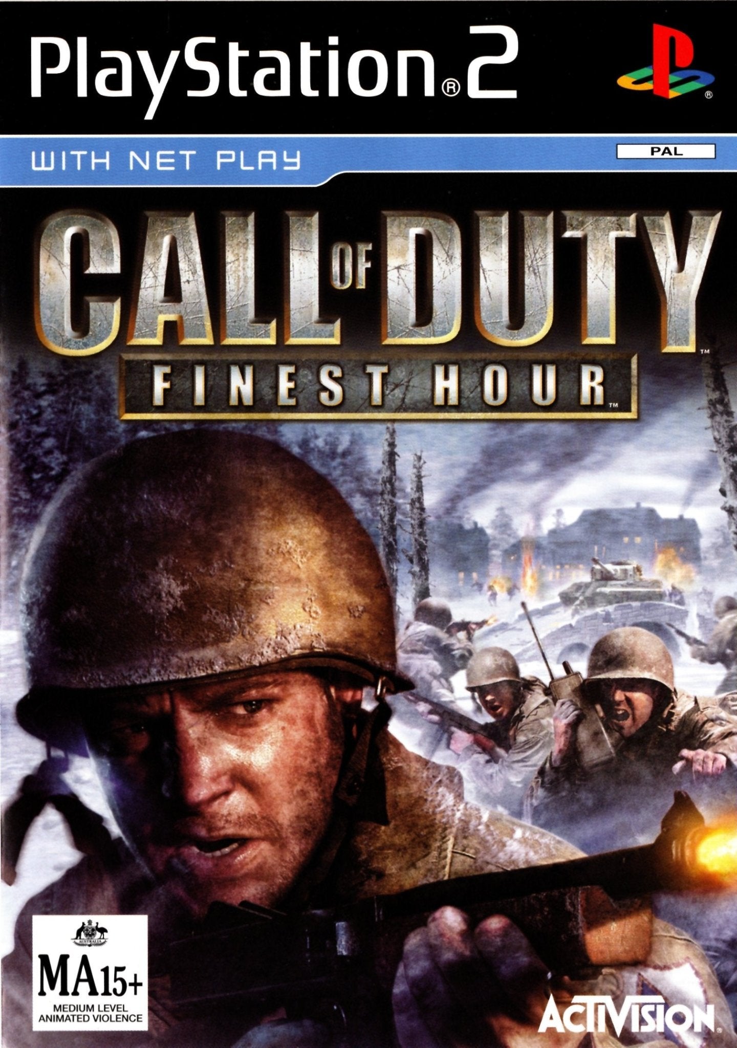 Call of Duty: Finest Hour - PS2 Game for Playstation 2 (PAL Version) | Classic WWII First-Person Shooter Action for Retro Gaming Enthusiasts