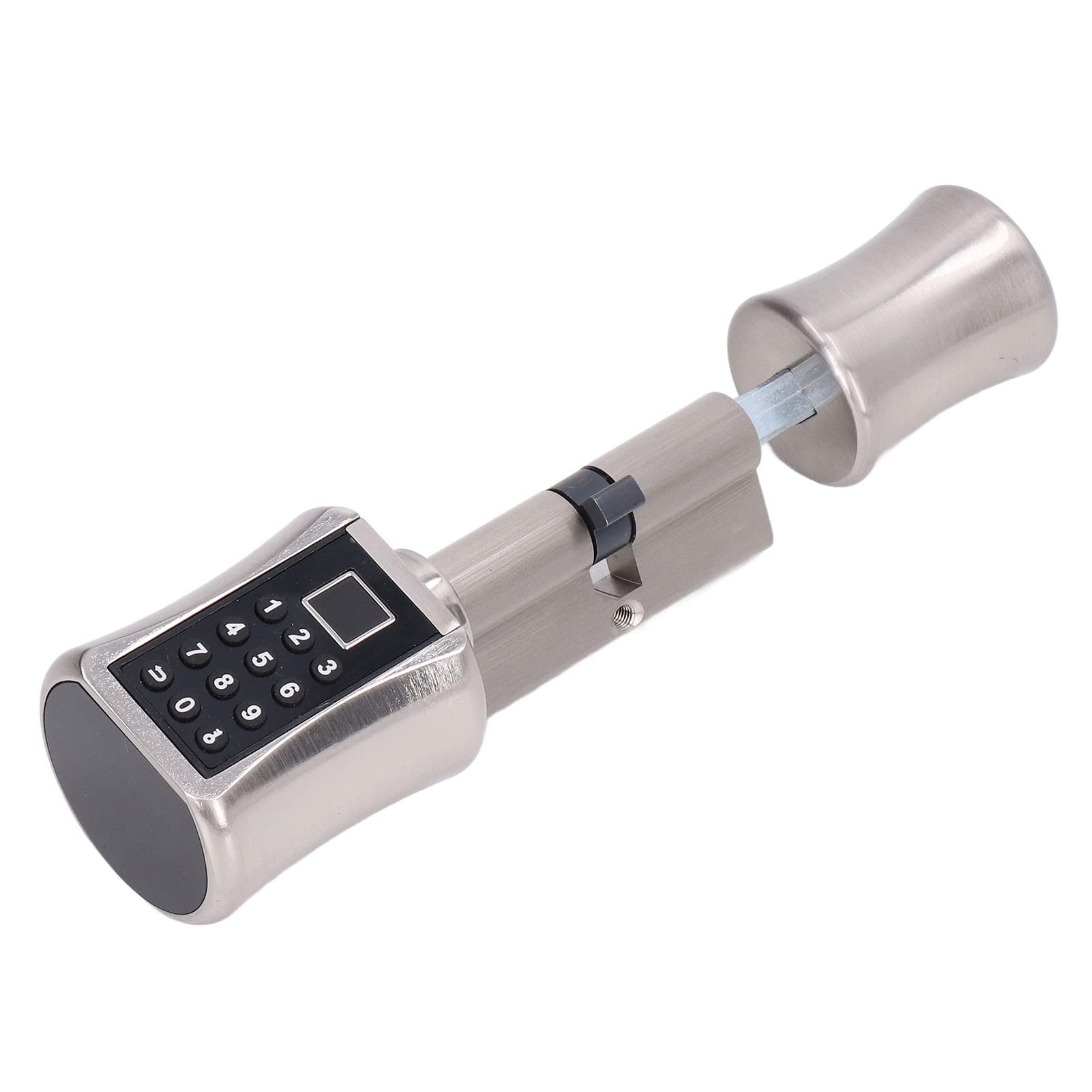 Smart Fingerprint Door Lock Cylinder - Biometric & Keypad Entry for Front Doors, Apartments & Offices | High Security Electronic Deadbolt for Home & Business Use