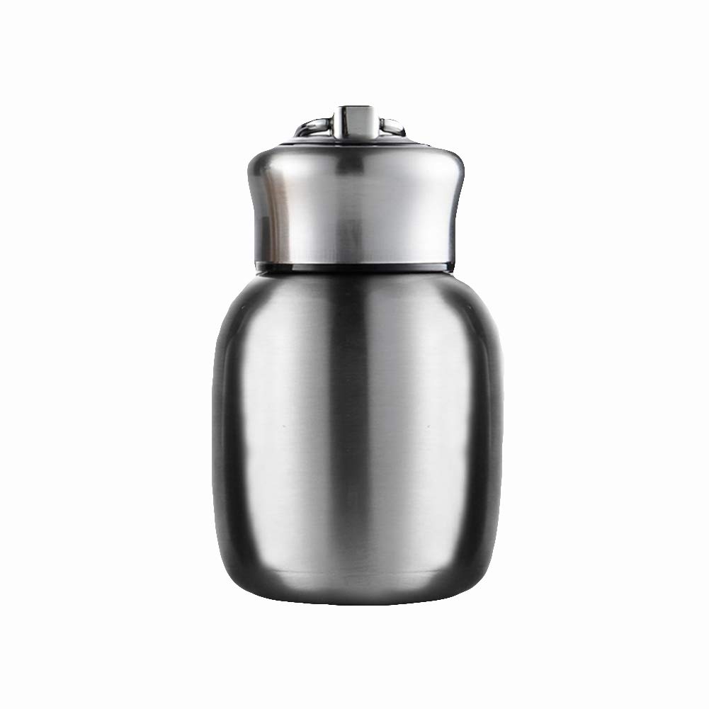 200ML Kids Stainless Steel Insulated Water Bottle - Vacuum Thermos for School, Sports & Outdoor Activities | BPA-Free, Leak-Proof Silver Bottle for Boys & Girls