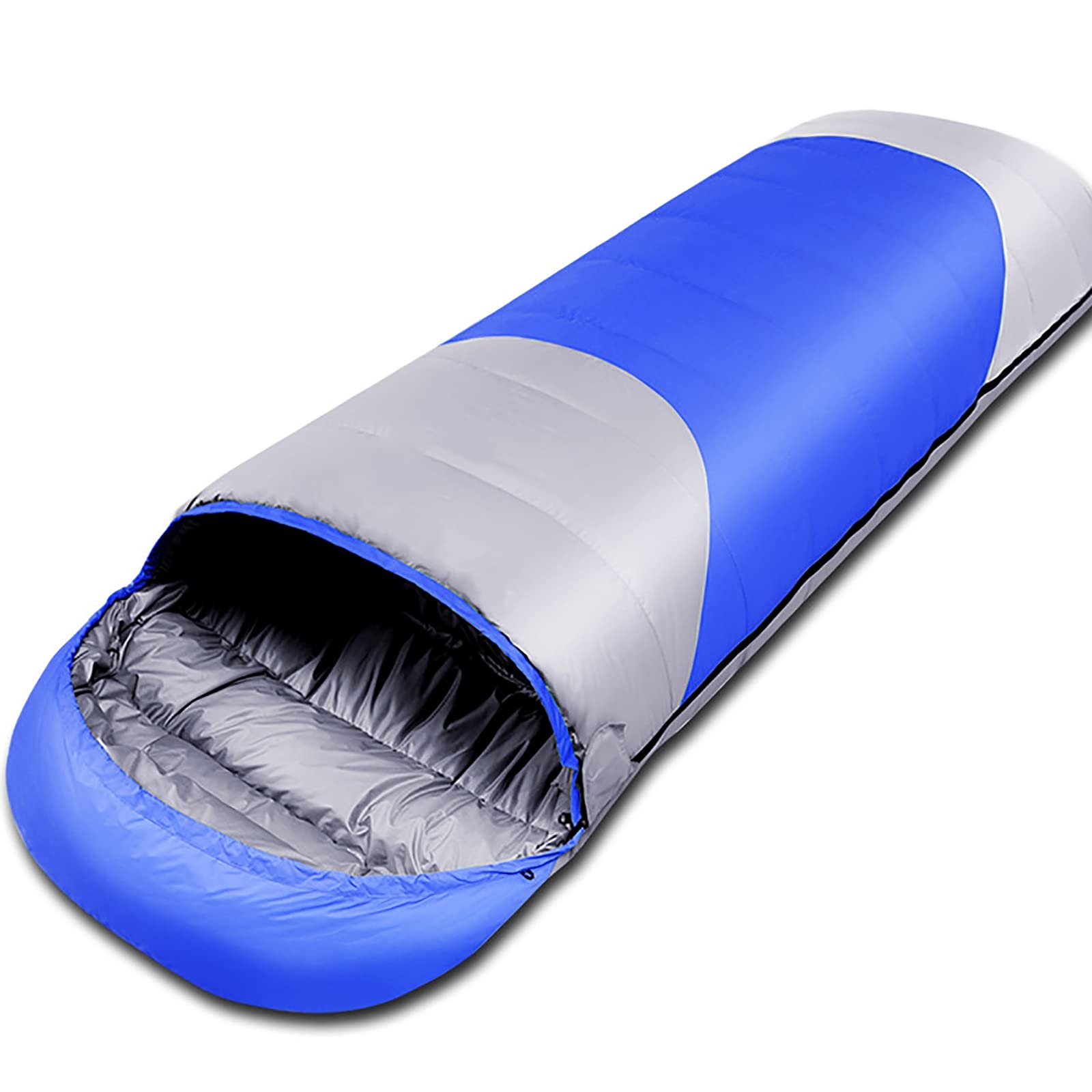 **LIUMANG Waterproof Thermal Sleeping Bag for Adults - Lightweight Camping Sleeping Bag, Envelope Design, 220x80cm (Blue) - Perfect for Hiking, Backpacking & Outdoor Adventures**