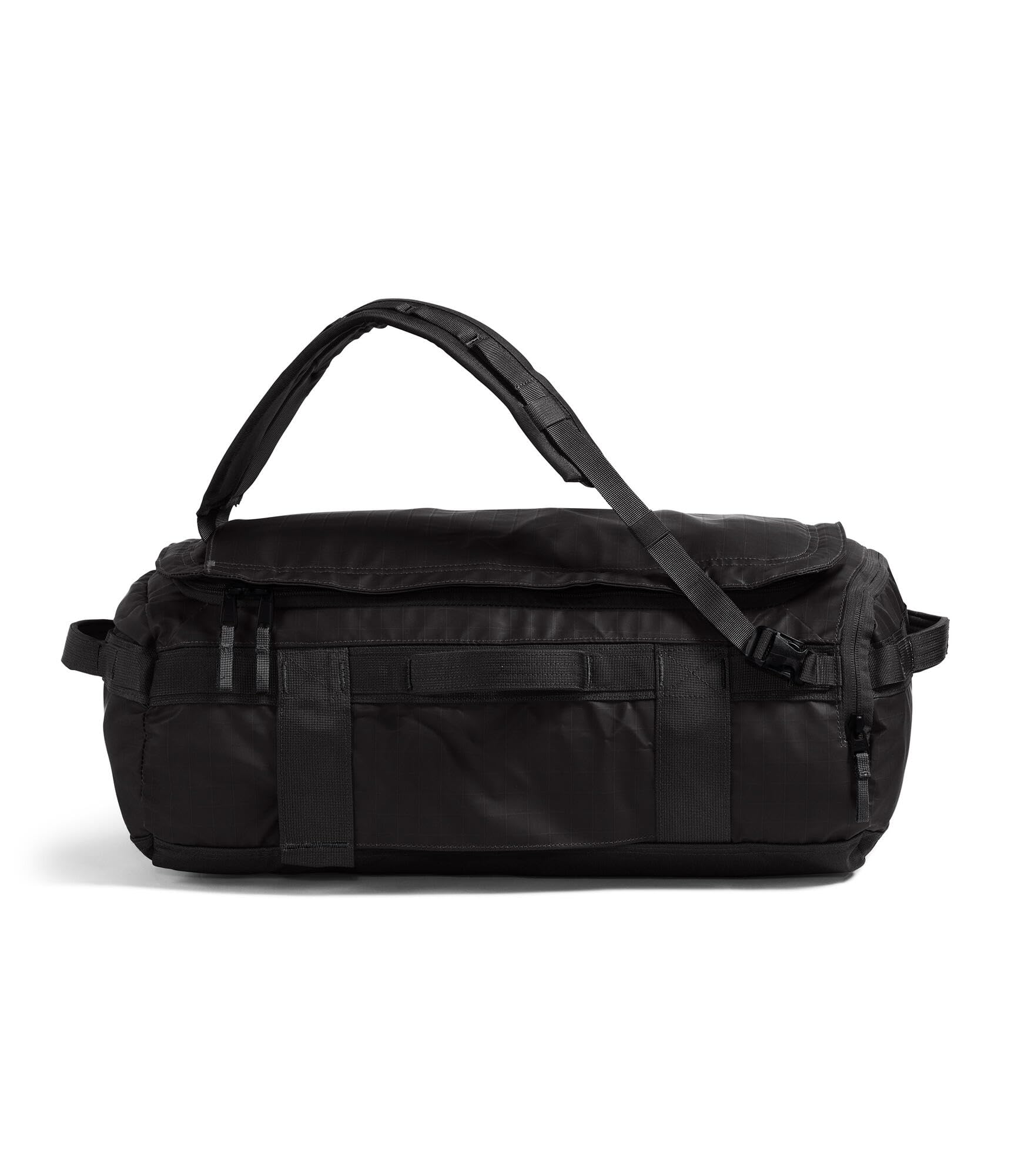 THE NORTH FACE Base Camp Voyager Duffel 32L Travel Duffel Bag - TNF Black/TNF White - Durable Water-Resistant Gear for Hiking, Camping & Gym - Perfect Carry-On Luggage for Outdoor Adventures