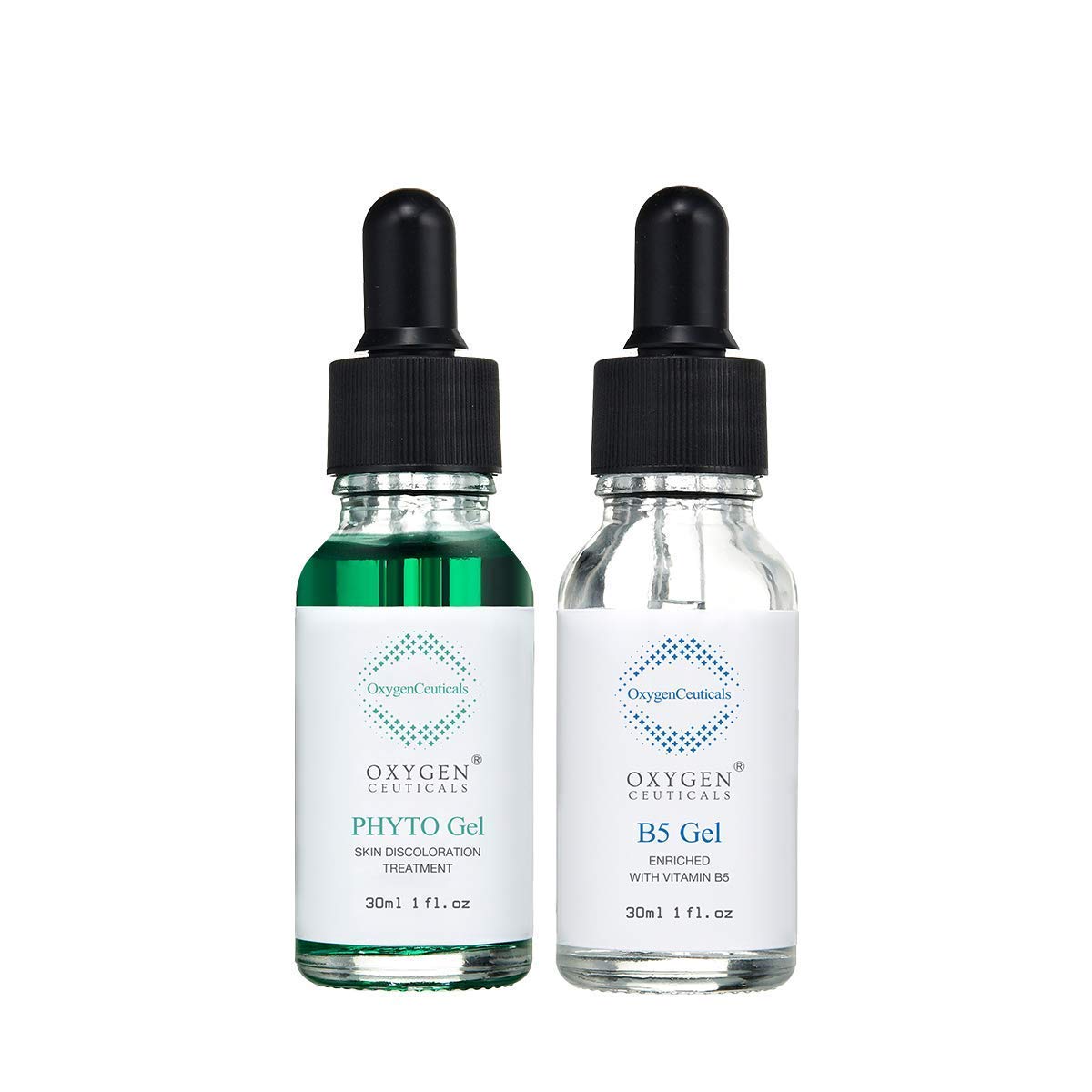 Korean Skin Care Set - Clarifying & Hydrating Face Gel Duo (Phyto Gel 30ml + B5 Gel 30ml) for Acne-Prone & Dry Skin | Daily Skincare Routine for Glowing Complexion