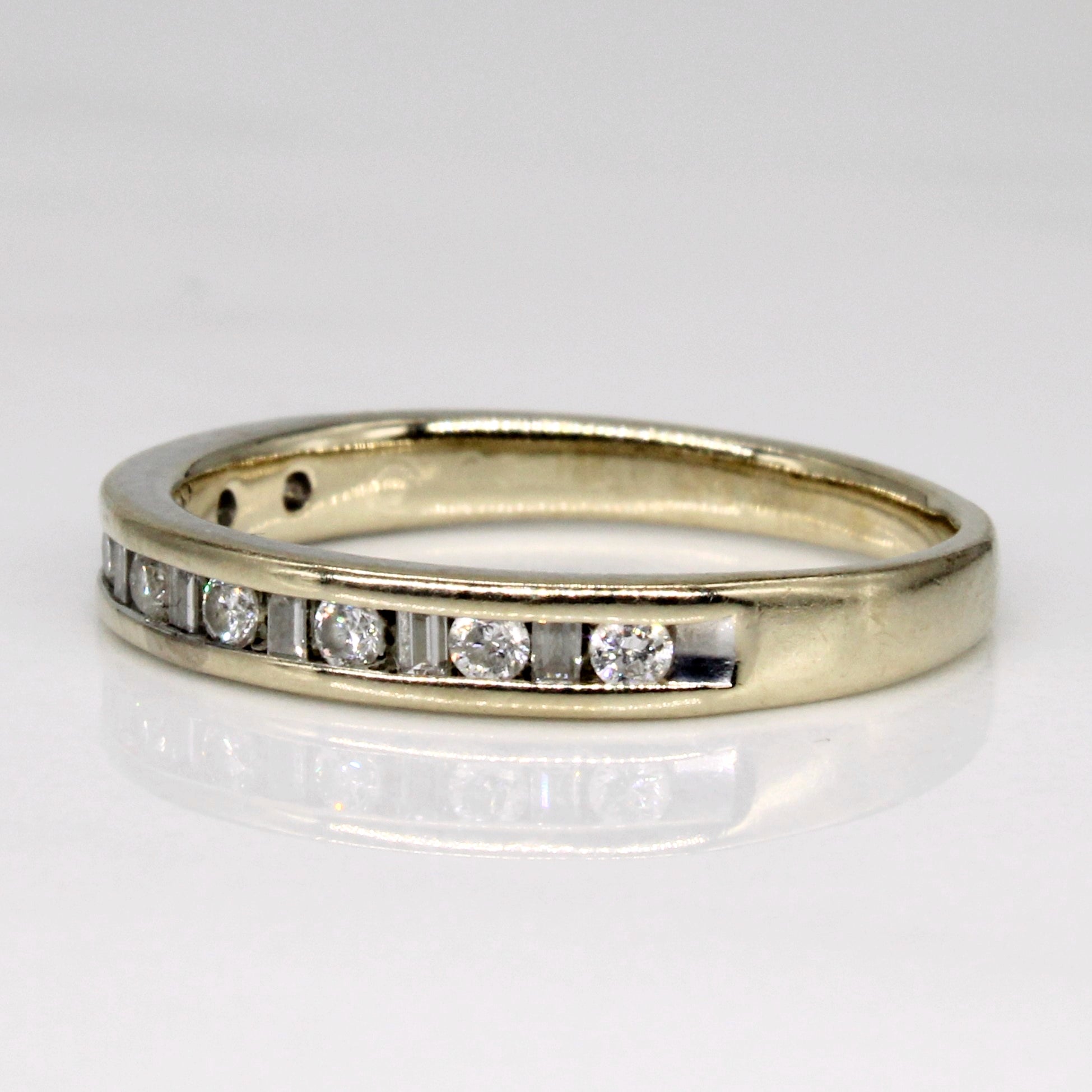 0.26ctw Channel Set Diamond Ring - Size 6 | Elegant Wedding Band, Anniversary Gift for Her | Perfect for Engagement, Proposal & Special Occasions