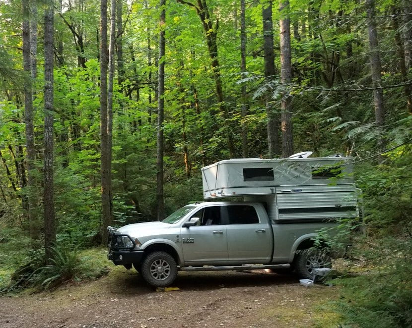 Hawk Base Four Wheel Camper - Lightweight Off-Road Truck Camper for Adventure Travel | Perfect for Camping, Overlanding & Outdoor Exploration