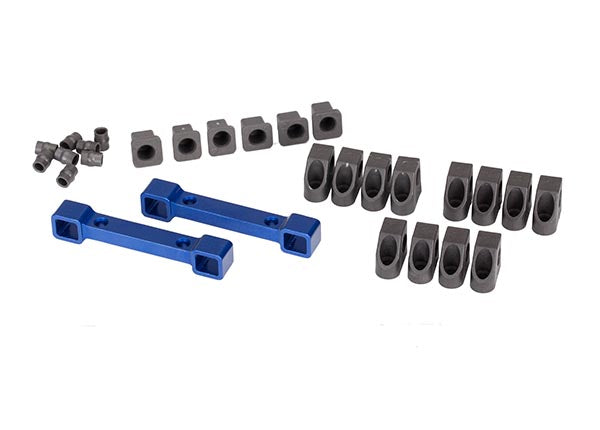 High-Performance Aluminum Suspension Arm Mounts - Blue - Upgrade Your Car's Suspension for Off-Road & Racing Performance