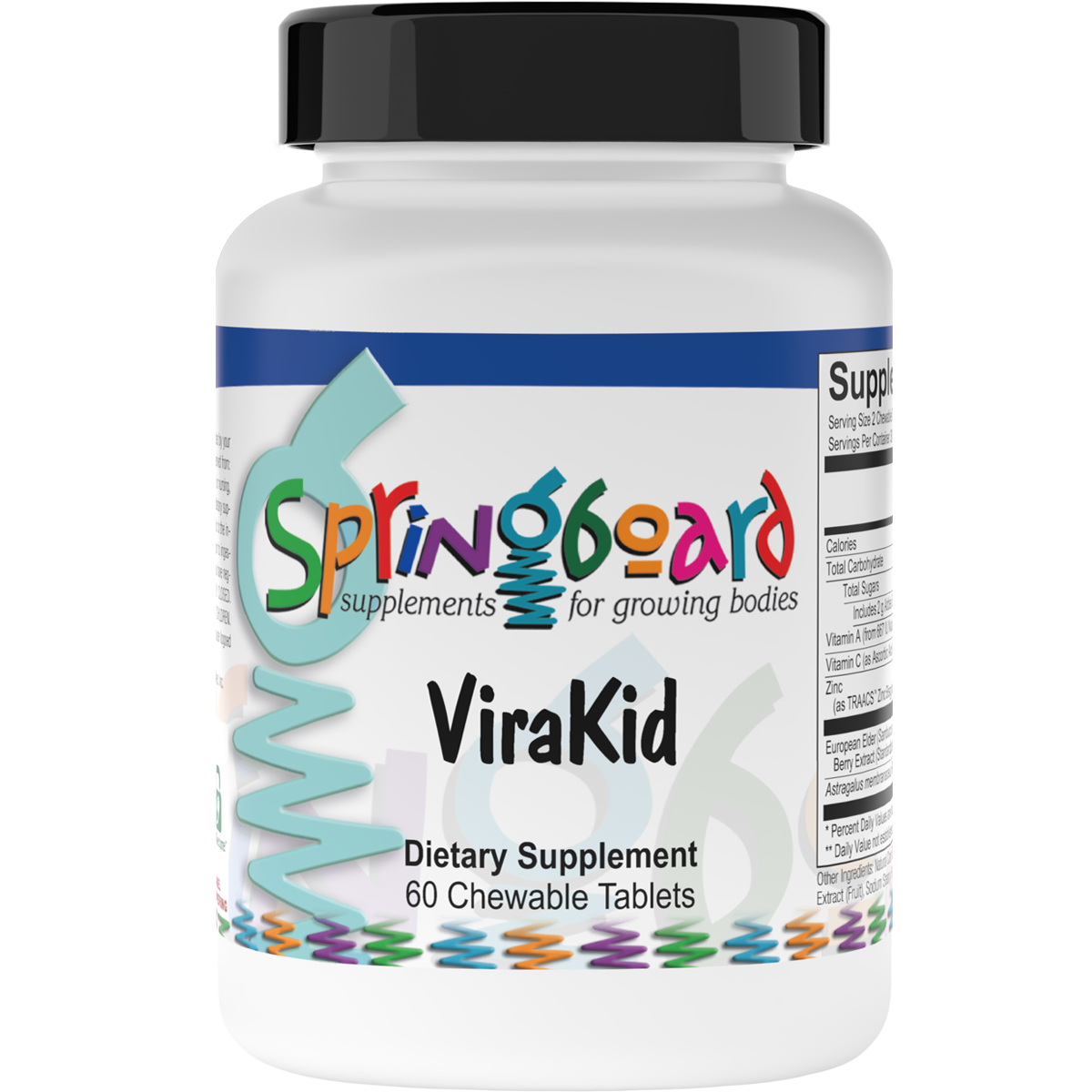 ViraKid Immune Support for Kids - 60 Chewable Tablets - Boosts Immunity & Health - Perfect for School, Travel & Daily Wellness